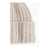 Gorro en tejido acanalado