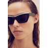 Lentes de sol con borde de metal