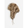 Gorro de pelo sintético con orejeras