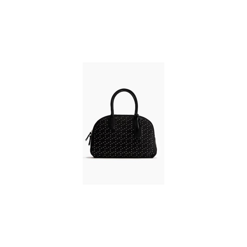 Bolso bowling con remaches