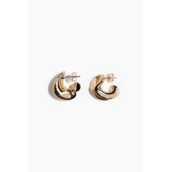 Aretes de aro esculpidos